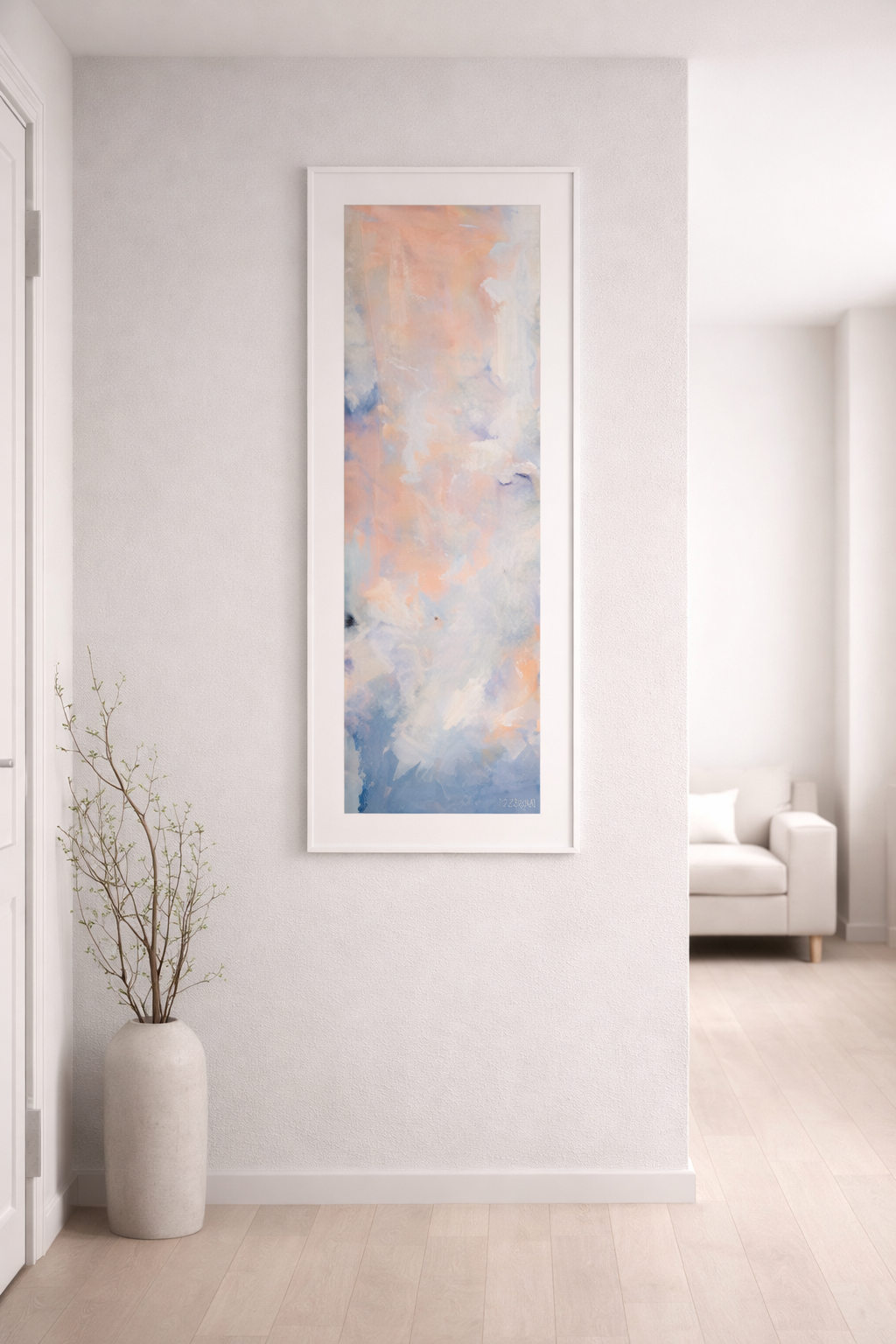 Wanderlust fine art print in a room setting - Stillpower Limited Edition Series I