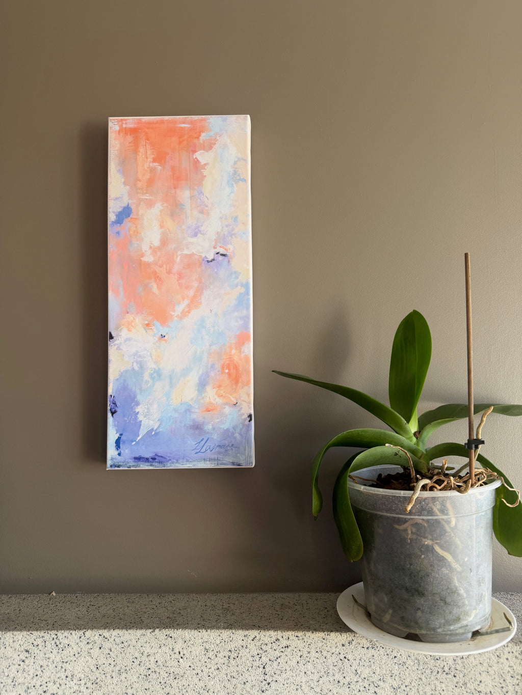 Wanderlust, 20×50 cm open edition canvas vertical canvas print on gallery standard cotton canvas