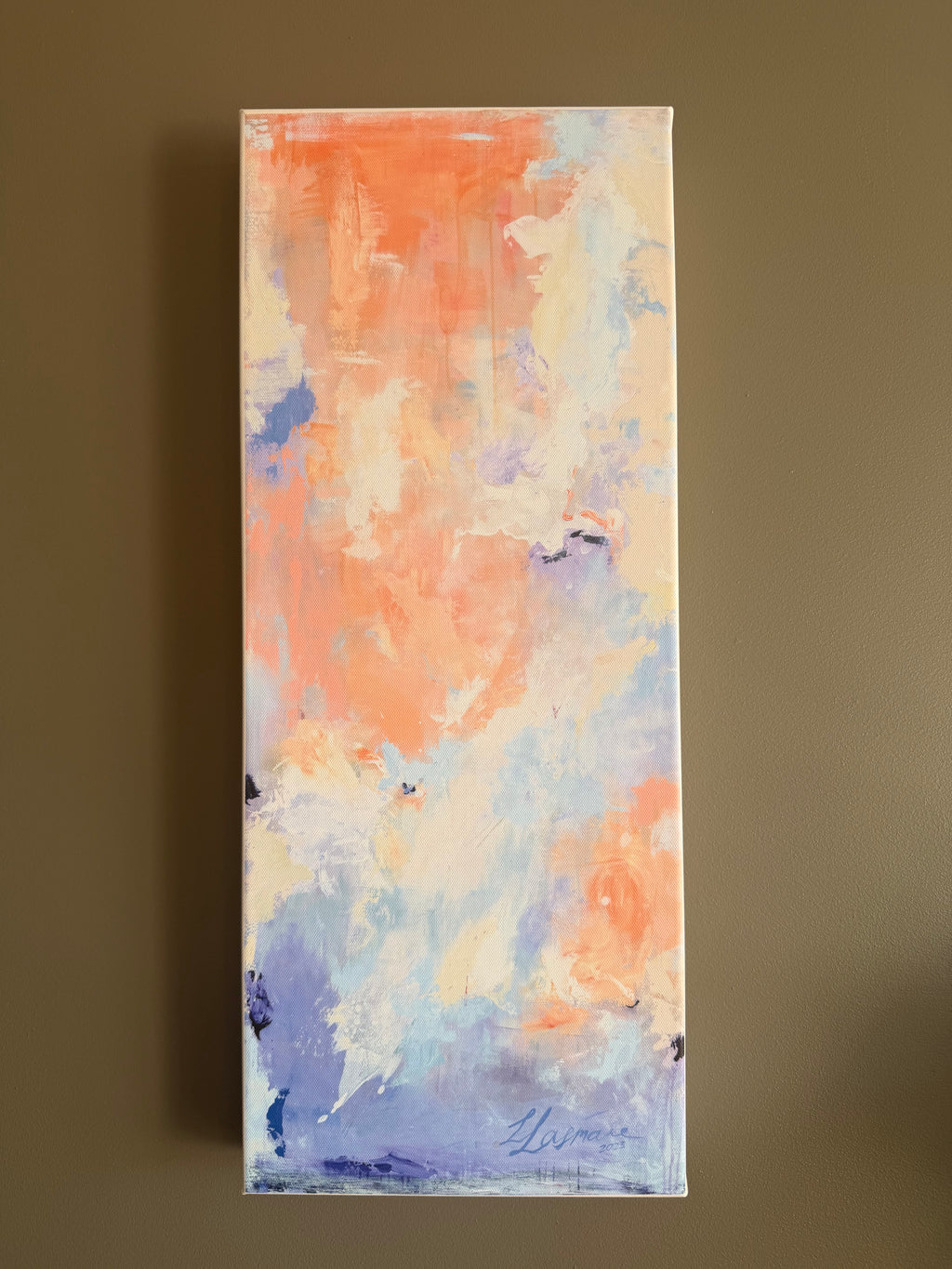 Wanderlust, 20×50 cm open edition canvas vertical canvas print on gallery standard cotton canvas