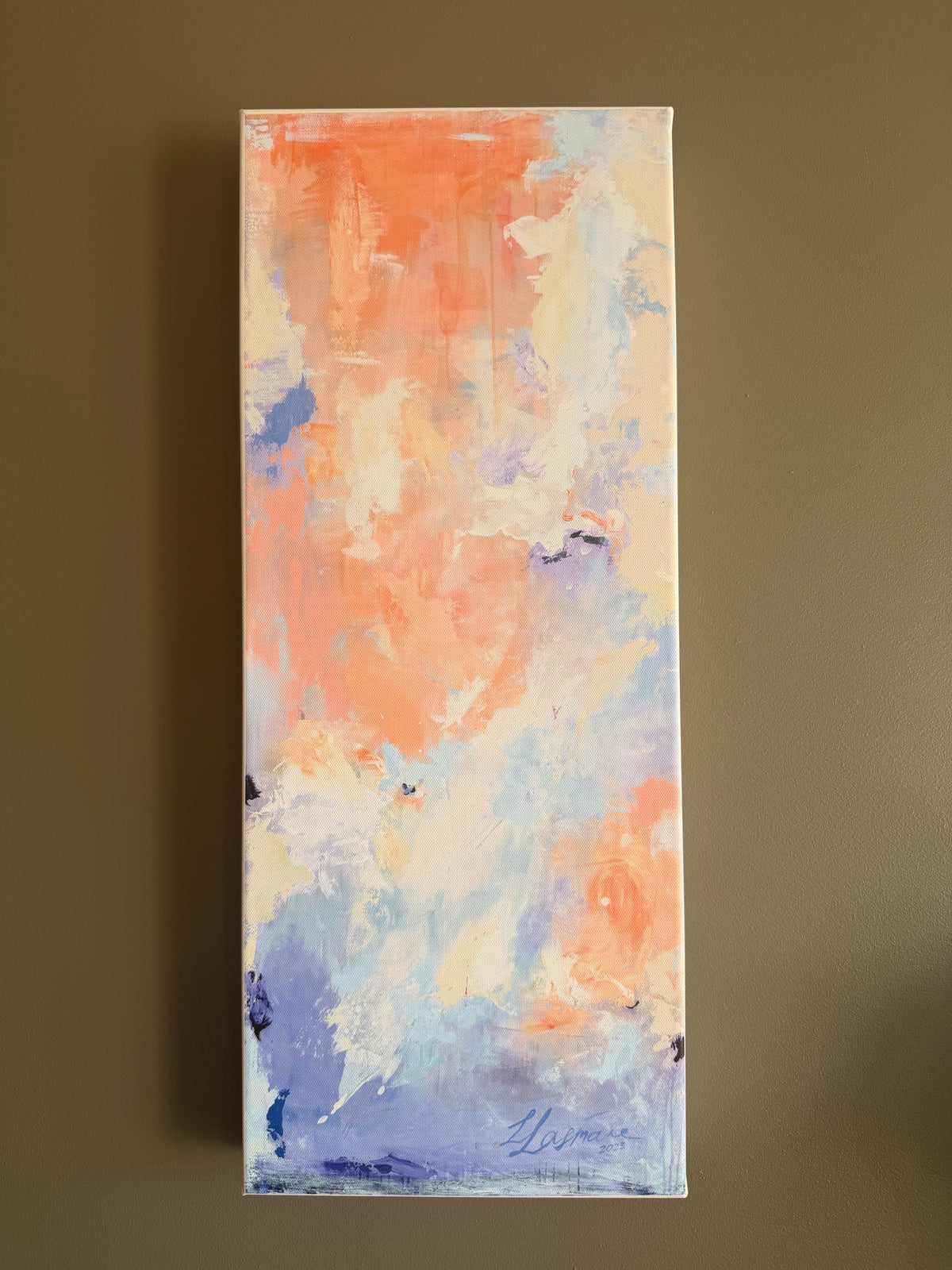 Wanderlust, 20×50 cm open edition canvas vertical canvas print on gallery standard cotton canvas